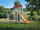 Set cu două turnuri cu tobogan pentru loc de joacă - BGL-00104 imagine 2