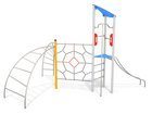 Turn cu plasă de frânghii și scară pentru loc de joacă - BGL-1111 imagine 2