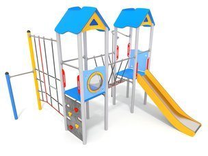 Set cu două turnuri pentru loc de joacă - BGL-1121