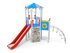 Turn cu tobogan și bară de pompieri pentru loc de joacă - BGL-1129 miniatura 1