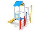 Turn cu tobogan și structură de frânghii pentru loc de joacă - BGL-1141 imagine 5
