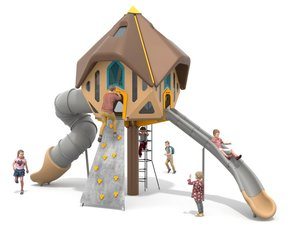 Turn cu tobogane și structură de frânghii - BGL-1434