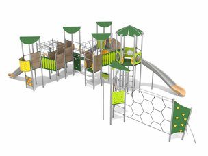 Set mare cu șase turnuri pentru loc de joacă - BGL-17014018