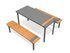 Masă de picnic cu bănci pentru loc de joacă și parc - BGL-6030 miniatura 5