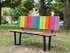 Bancă cu spătar pentru loc de joacă și parc - BGL-6033 miniatura 2