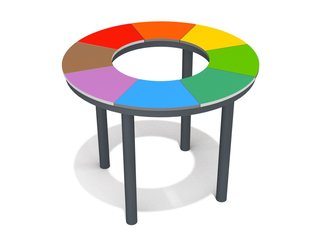 Măsuță rotundă pentru loc de joacă și parc - BGL-6035 imagine principala