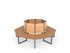 Bancă rotundă cu spătar - BGL-6040 miniatura 2