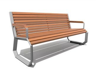 Bancă cu spătar - BGL-6092 imagine principala