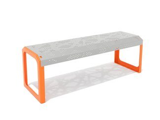 Bancă urbană tablă perforată - BGL-6104 imagine principala