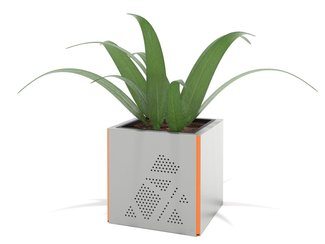 Jardinieră urbană din tablă perforată - BGL-6106 imagine principala