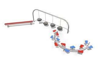 Cursă cu obstacole pentru loc de joacă - BGL-7024 imagine principala