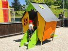 Căsuță cu tobogan pentru loc de joacă - BGL-7030 imagine 4