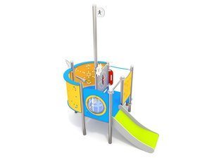 Set pentru copii mici cu tobogan pentru loc de joacă - BGL-7108