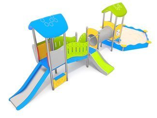 Set cu tunel și groapă de nisip pentru loc de joacă - BGL-7124 imagine principala