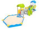 Set cu tunel și groapă de nisip pentru loc de joacă - BGL-7124 imagine 7