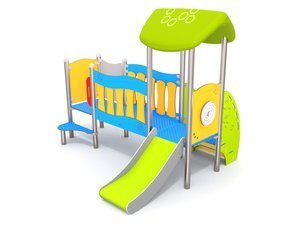 Căsuță cu podeț pentru loc de joacă - BGL-7125