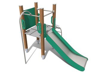 Tobogan pentru loc de joacă din materiale reciclate - BGL-8019 RECYCLED imagine principala