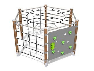 Structură de cățărare tip junglă pentru loc de joacă - BGL-8028 imagine principala