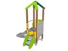 Căsuță cu tobogan pentru loc de joacă - BGL-8042 imagine 2