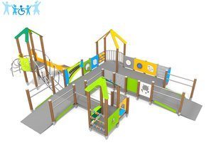 Set mare integrativ pentru loc de joacă - BGL-8045