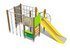 Structură de cățărare tip junglă cu tobogan pentru loc de joacă - BGL-8067 miniatura 1