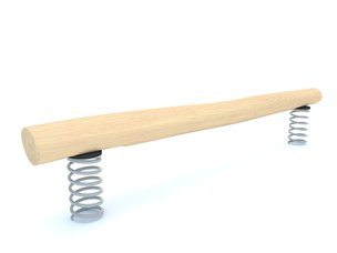 Bârnă de echilibru din salcâm pentru loc de joacă - BGL-8106