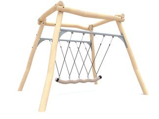 Leagăn tip coadă împletită din salcâm pentru loc de joacă - BGL-8137 imagine principala