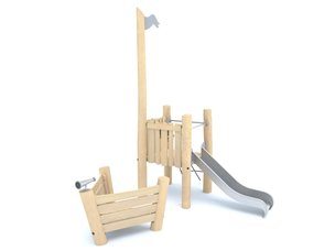 Vapor din salcâm pentru loc de joacă - BGL-8163