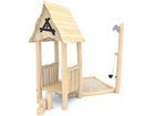 Căsuță cu groapă de nisip din salcâm pentru loc de joacă - BGL-8168 imagine 4