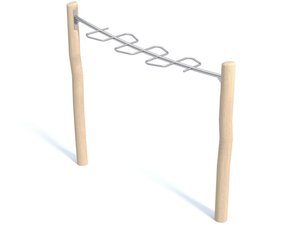 Set cu scară orizontală Street Workout - BGL-8211