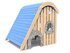 Șerif - căsuță pentru loc de joacă din salcâm - BGL-8456 miniatura 2