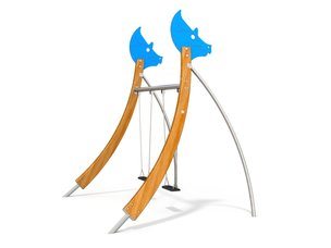 Leagăn dinozaur pentru loc de joacă - BGL-8508