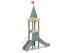 Castel cu un turn pentru loc de joacă cu tobogan - BGL-8601 miniatura 5