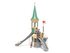 Castel cu un turn pentru loc de joacă cu două tobogane - BGL-8603 miniatura 1