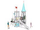 Castel cu două turnuri pentru loc de joacă cu tobogane - BGL-8609 imagine 4