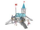 Castel cu un turn pentru loc de joacă cu tobogane - BGL-8612 imagine 4
