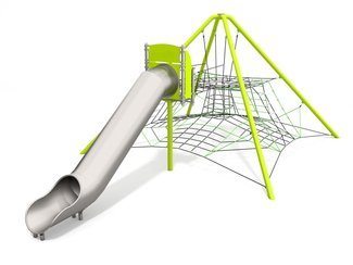 Piramidă de cățărare cu tobogan pentru loc de joacă - BGL-9128 imagine principala