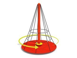 Structură de frânghii carusel piramidă de cățărare pentru loc de joacă - BGL-9130 imagine principala