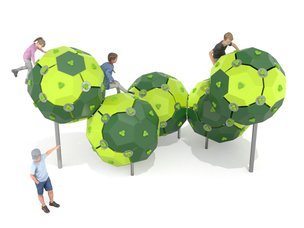 Set de cinci sfere de cățărare pentru loc de joacă închis - BGL-9505