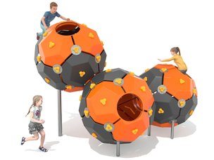 Sferă de cățărare triplă pentru loc de joacă deschisă - BGL-9509