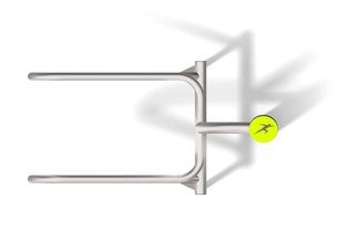 Bare paralele fitness pentru exterior - BGL-7814 inox