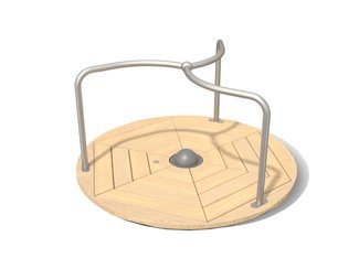 Carusel din salcâm pentru loc de joacă - BGL-8142 imagine principala