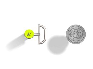 Twister șezând pentru sală în aer liber - BGL-7804 inox imagine principala