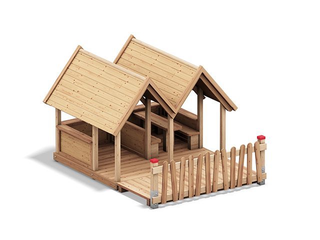 Casuta de joaca dubla LK04.11.170